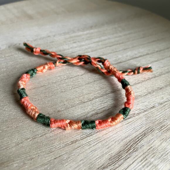 Nettie Bracelet anklet trendy comfortable tie embroidery thread woven gift - Picture 1 of 1